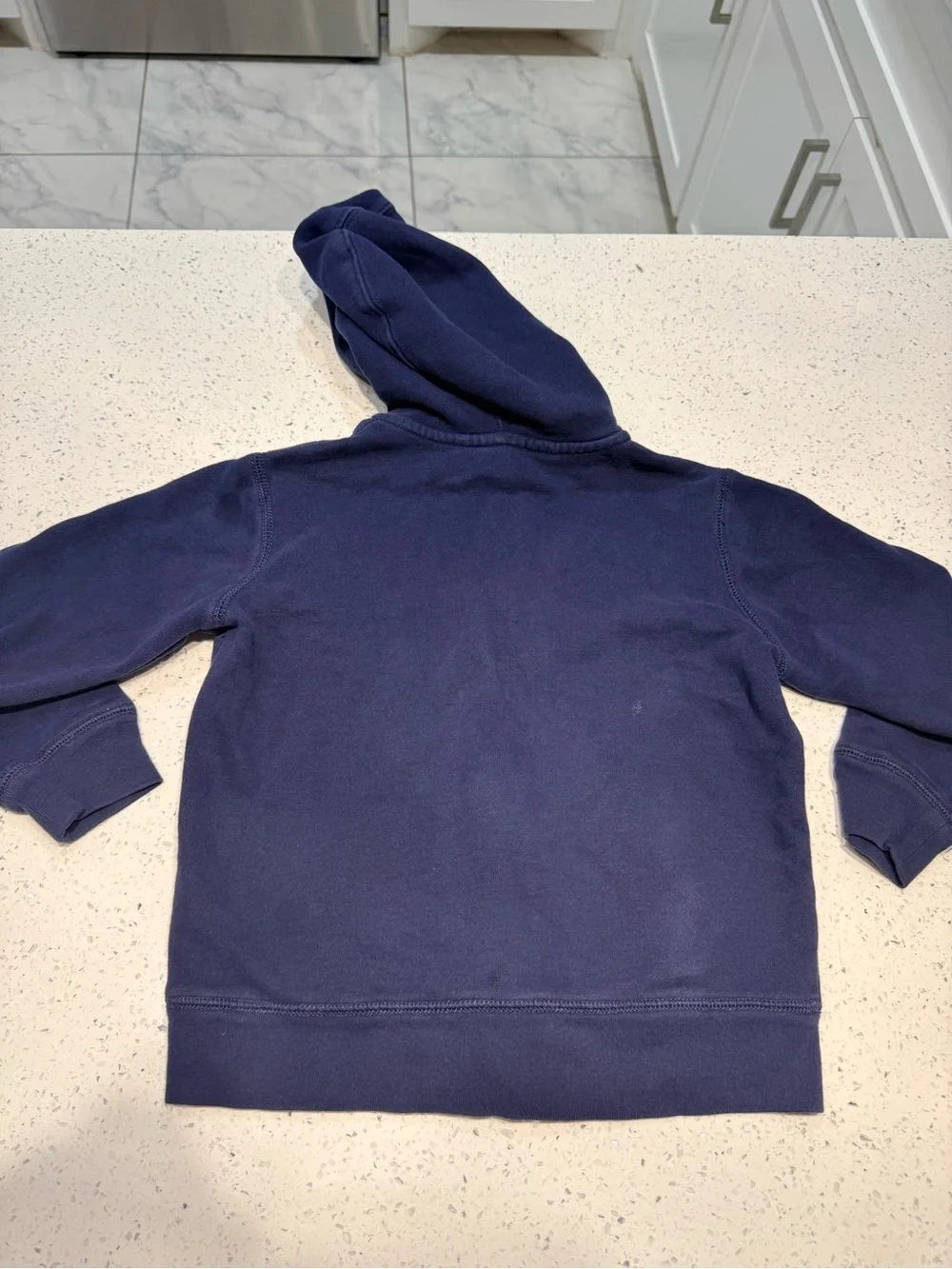 Ralph Lauren Navy Zip Front Hoodie with Red Logo